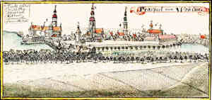 Prospect von Wohlau - Widok miasta